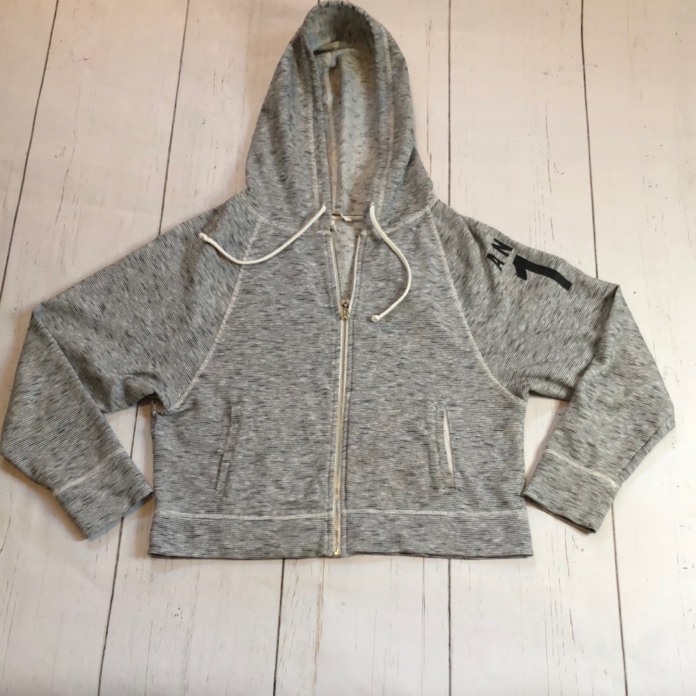 Victoria’s Secret Hooded Zip Front Sweatshirt Activewear Athleisure